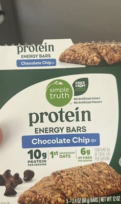 Protein Energy Bars - Choc Chip