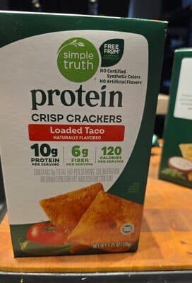 Protein Crisp Crackers Loaded Taco