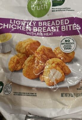 Lightly Breaded Chicken Breast Bites