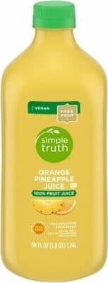 Orange Pineapple 100% Fruit Juice