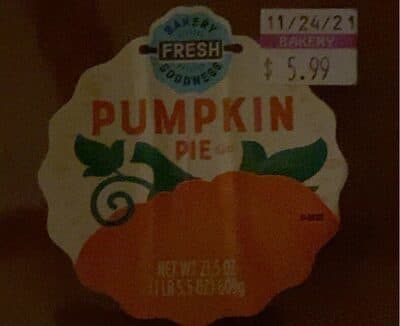 Pumpkin Pie