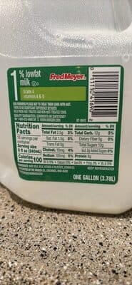 1% Lowfat Milk