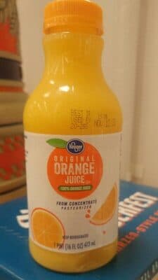 100% Original Orange Juice From Concentrate