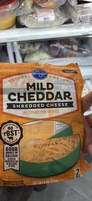 Natural Shredded Mild Cheddar Cheese