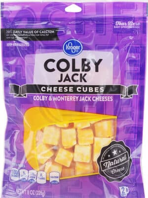 Colby jack cheese cubes