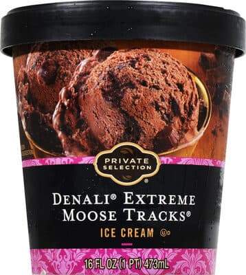 Denali Extreme Moose Tracks Rich Chocolate Ice Cream With Moose Tracks Fudge Filled Cups And Famous Denali Moose Tracks Fudge
