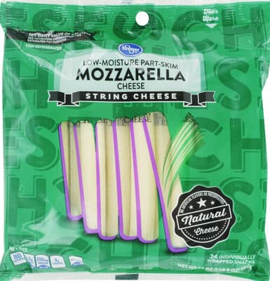 Low-Moisture Part-Skim Mozzarella String Cheese
