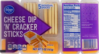 Cheese Sauce & Cracker Sticks