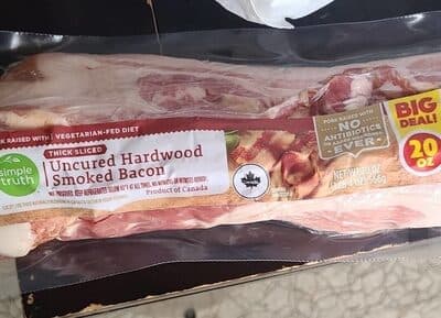Uncured Hardwoord Smoked Bacon