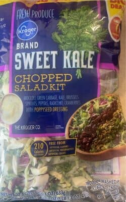 Sweet kale chopped salad