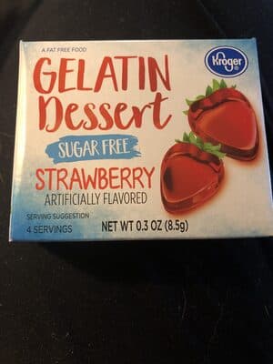 Gelatin Dessert, Strawberry