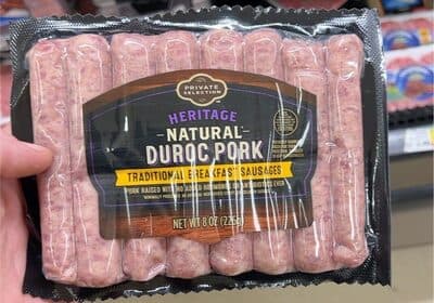 Heritage natural duroc pork
