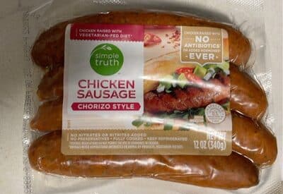 Chicken Sausage (chorizo style)