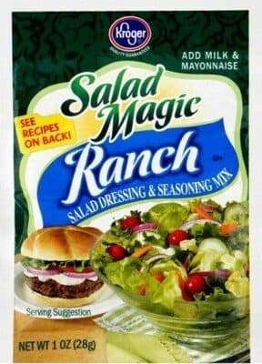 Salad magic ranch dressing mix