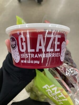 Glaze for strawberries
