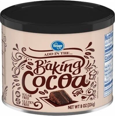 Sugar free baking cocoa