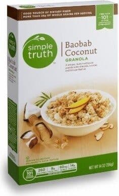 Baobab Coconut A Traditional Oat Granola With Coconut, African Baobab And Almonds