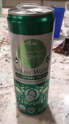 Cucumber Melon Flavored Seltzer Water