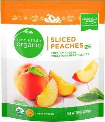 Freshly Frozen Sliced Freestone Peaches