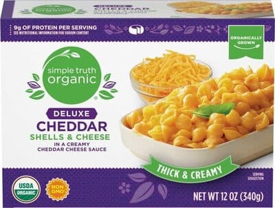 Deluxe Cheddar Shells & Cheese in a Creamy Cheddar Cheese Sauce