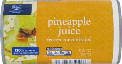 Frozen pineapple juice