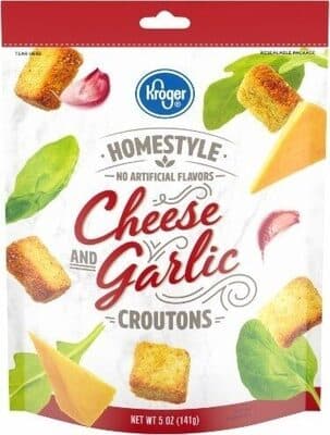 Homestyle cheese & garlic croutons