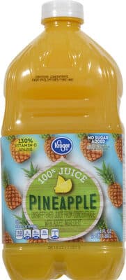 Pineapple No Sugar Added Unsweetened 100% Juice From Concentrate