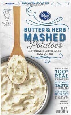 Butter & Herb Instant Mashed Potatoes