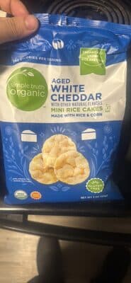 Aged White Cheddar Mini Rice Cakes