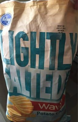 Lightly Salted Wavy Potato Chips