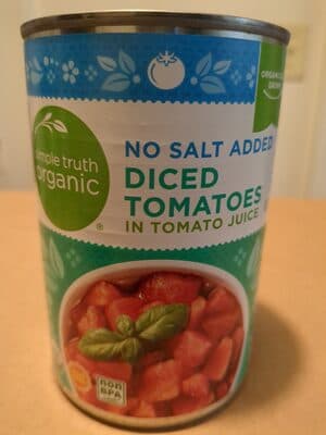 No Salt Added Diced Tomatoes in Tomato Juice