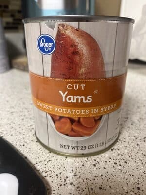 Sweet Potatoes in Syrup