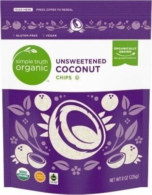 UNSWEETENED COCONUT CHIPS, UNSWEETENED COCONUT