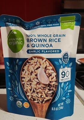 Garlic Flavored 100% Whole Grain Brown Rice & Quinoa