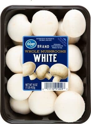 Mushrooms whole white
