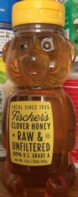 Clover honey raw& unfiltered