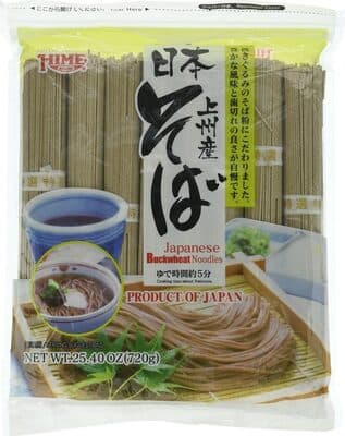 Jbasket dried buckwheat soba noodles