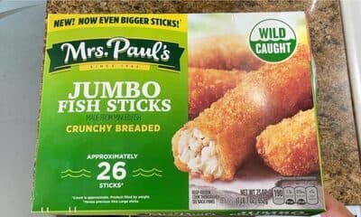 Crunchy Breaded Jumbo Fish Sticks
