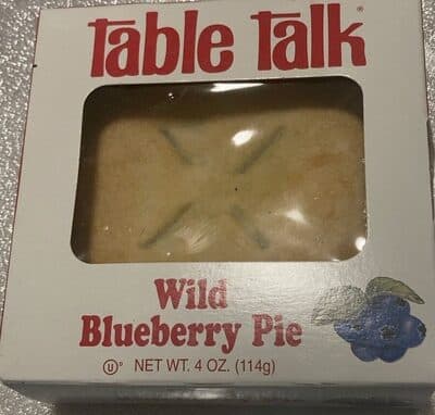 Wild Blueberry Pie