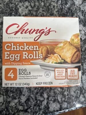 Chung's White Meat Chicken Egg Rolls