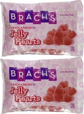 Cinnamon Flavored Jelly Hearts Candy