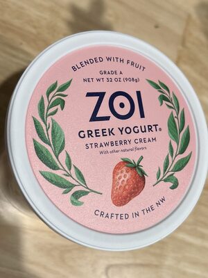 Greek Yogurt, Strawberry Cream