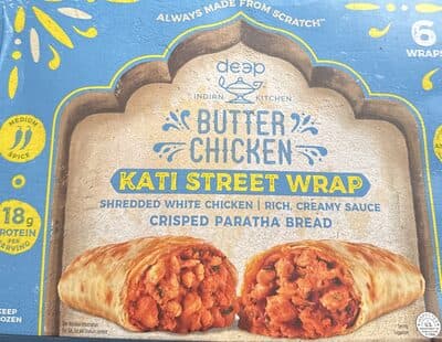 Butter Chicken Kati Street Wrap