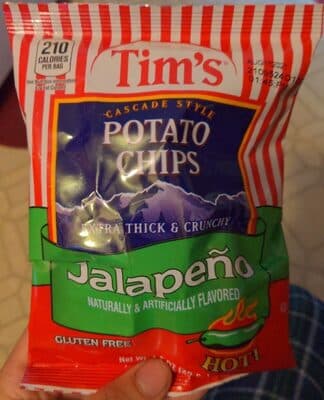 Tim's Cascade Style Potato Chips Jalapeño
