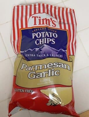 Parmesan Garlic Flavored Cascade Style Potato Chips