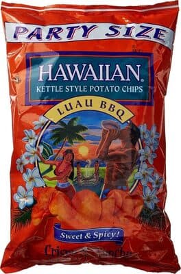 Hawaiian Luau BBQ Kettle Style Potato Chips, Sweet & Spicy