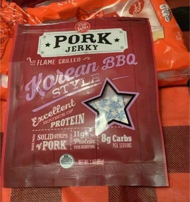 Korean BBQ Style Pork Jerky