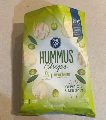 Olive Oil & Sea Salt Hummus Chips
