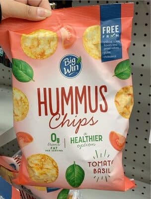Tomato Basil Hummus Chips