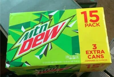Mtn dew soda